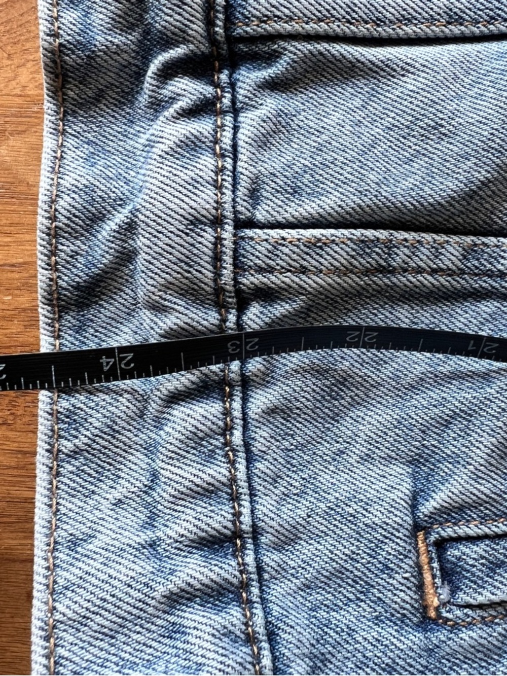 Quince Light Blue Oversized Denim Jacket - Women's Jean Coat - Picture 6 of 7